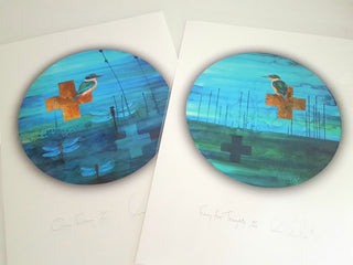 GONE FISHING A2 print SIGNED limited edition